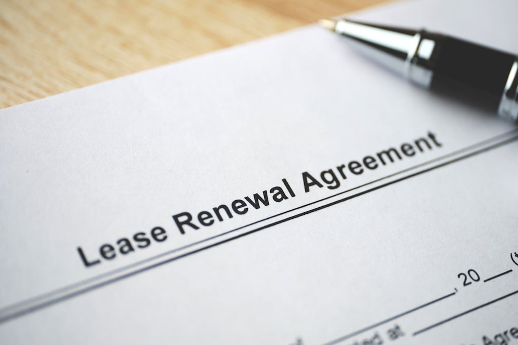 lease renewal