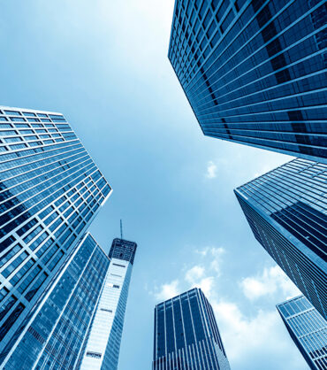 Modern office building in a big city