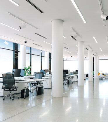 3d modern office interior render